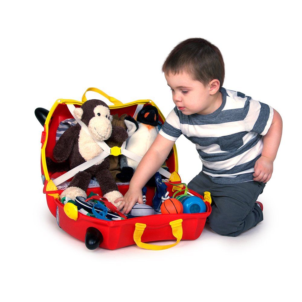 Trunki Kids Ride On Luggage Suitcase - Rocco Race Car