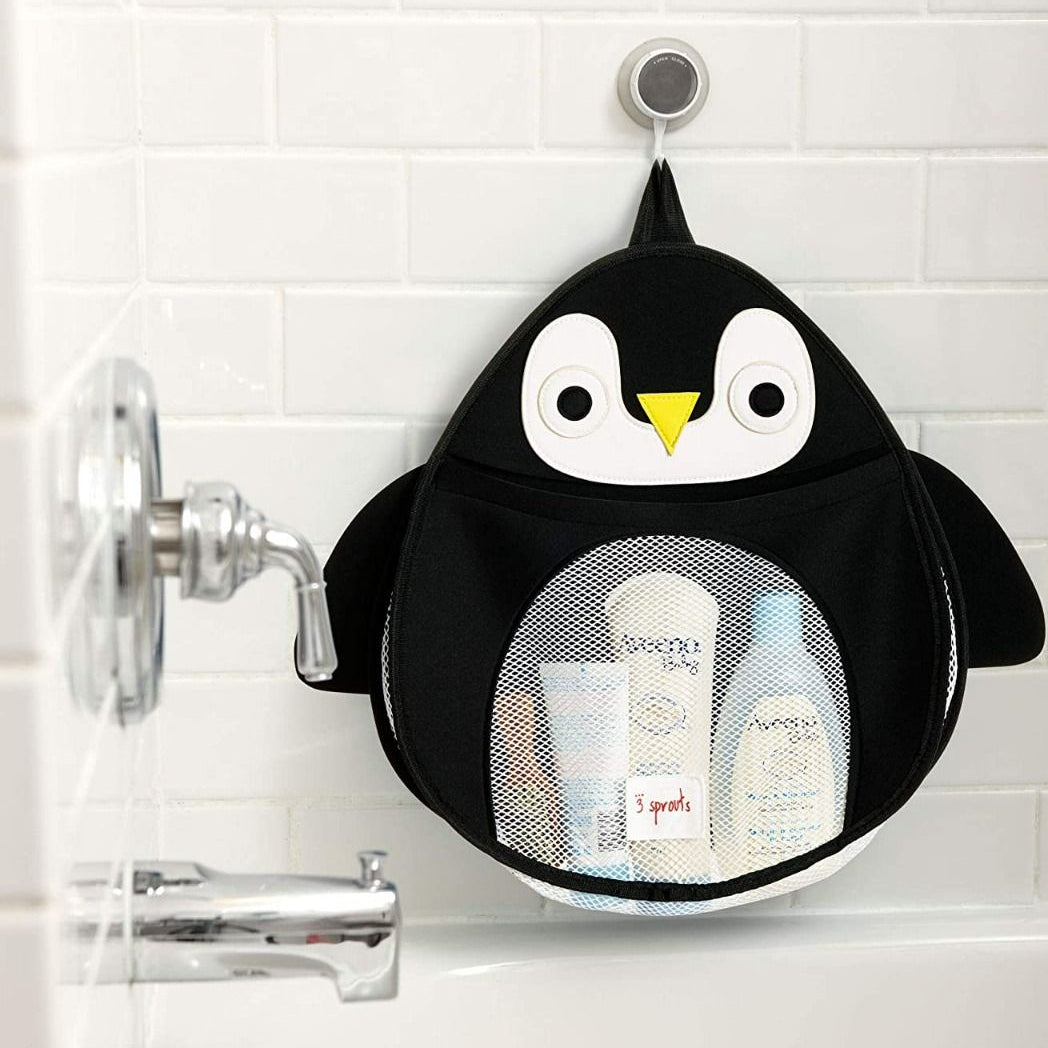 3 Sprouts Bath Storage  - Black Penguin