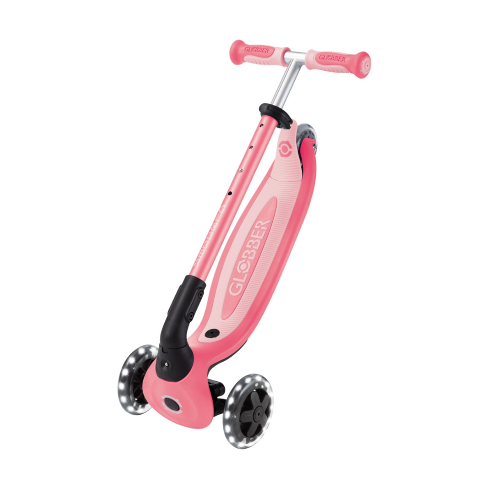 Globber Go Up Baby Lights 360 - Pastel Pink/ Deep Pastel Pink