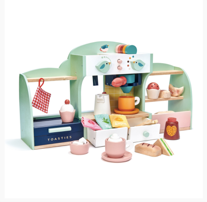 Tender Leaf Toys Pretend Mini Chef Bird's Nest Cafe
