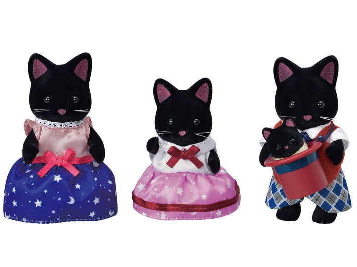 Sylvanian Families Midnight Cat Family