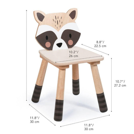 Tender Leaf Toy Forest Raccoon Chair