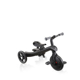 Globber EXPLORER Trike 4 in 1 DELUXE PLAY -Black/Grey