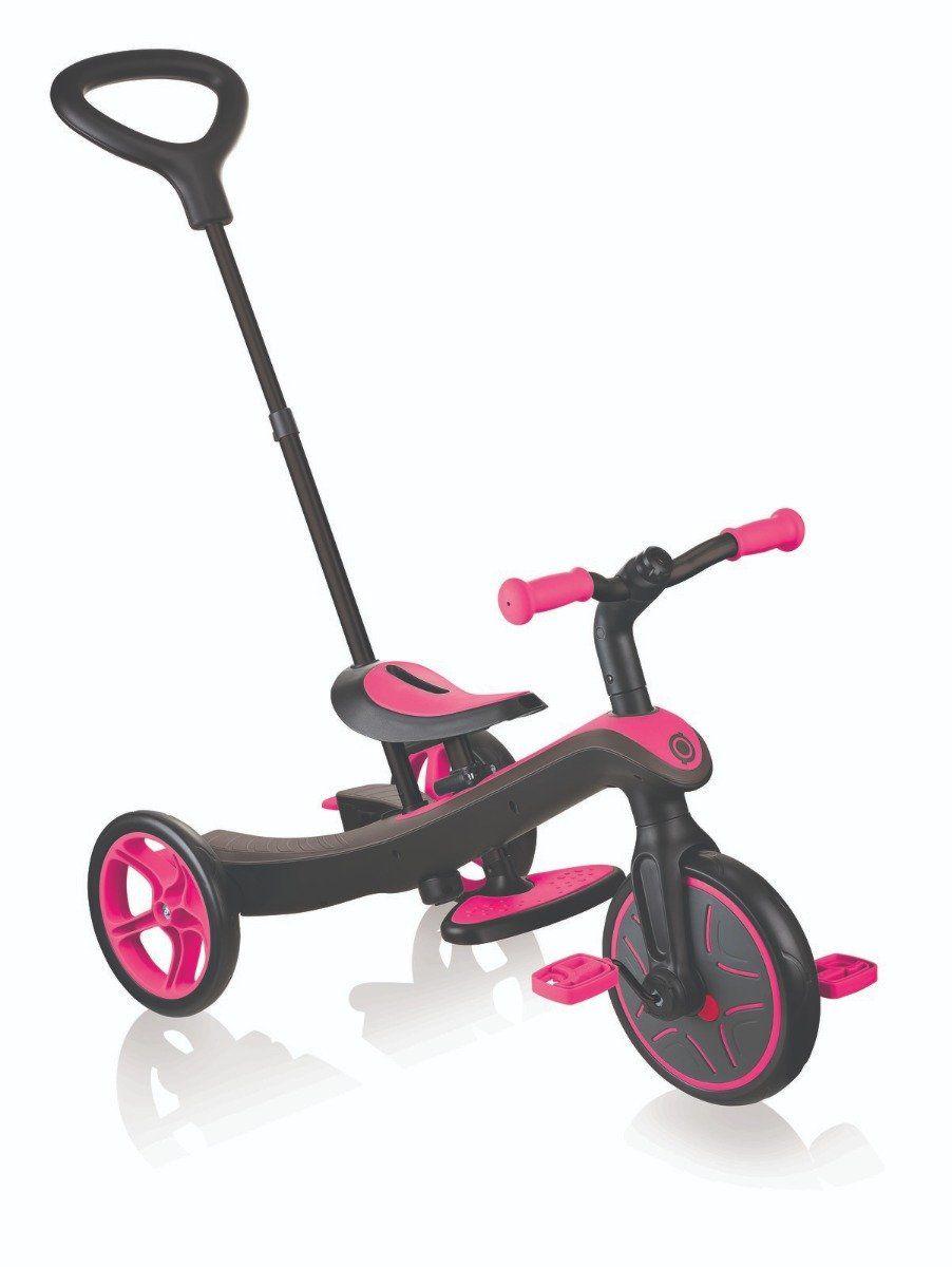 Globber Explorer 4 in 1 Trike - Fuchsia Pink