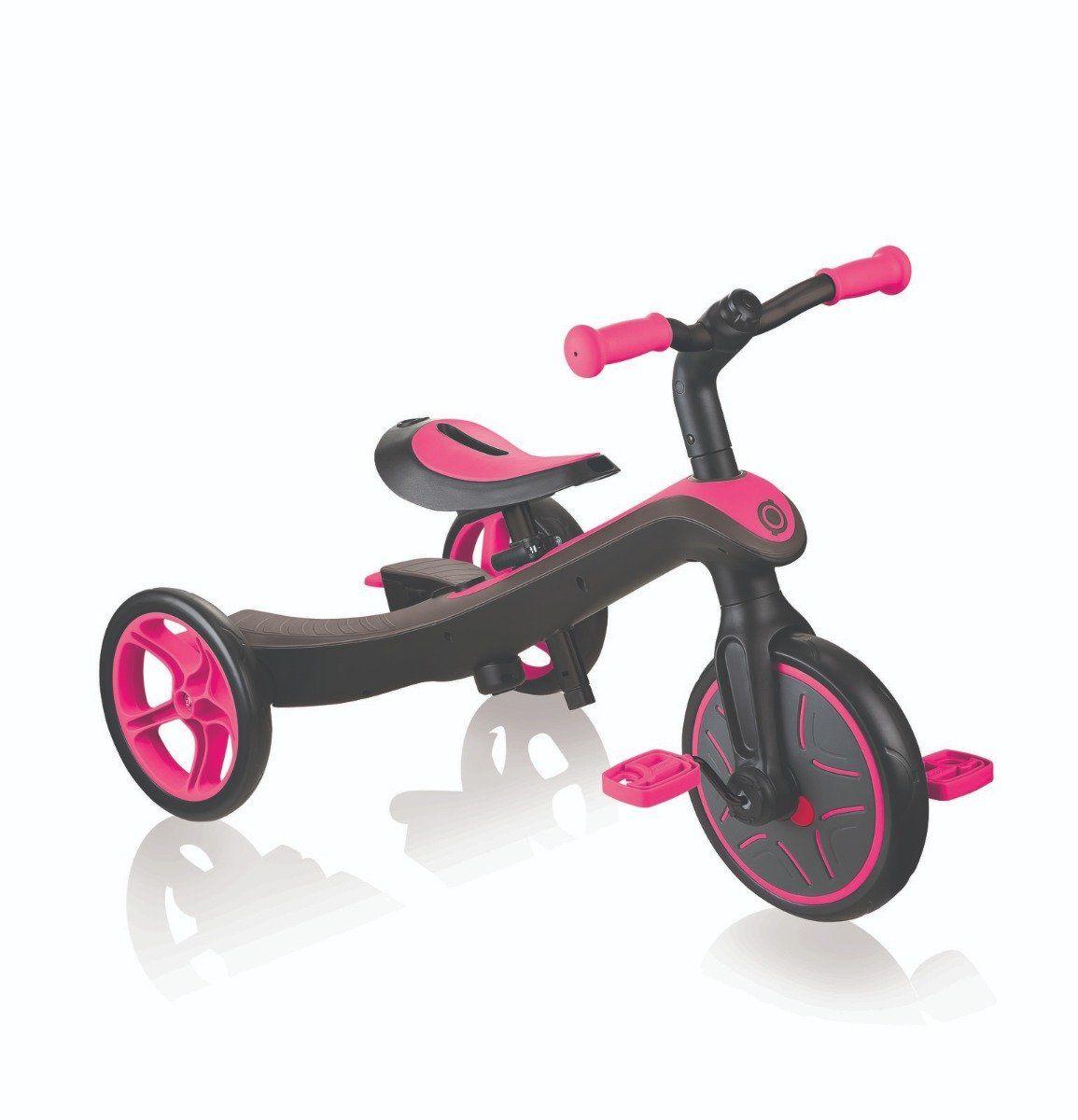 Globber Explorer 4 in 1 Trike - Fuchsia Pink
