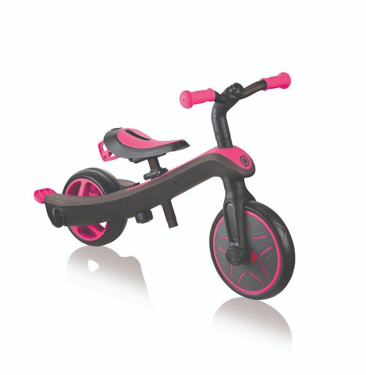 Globber Explorer 4 in 1 Trike - Fuchsia Pink