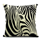 All 4 Kids 45cm Square Throw Pillow Cushion Cover - Zebra