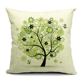 All 4 Kids 45cm Square Throw Pillow Cushion Cover - Star Tree