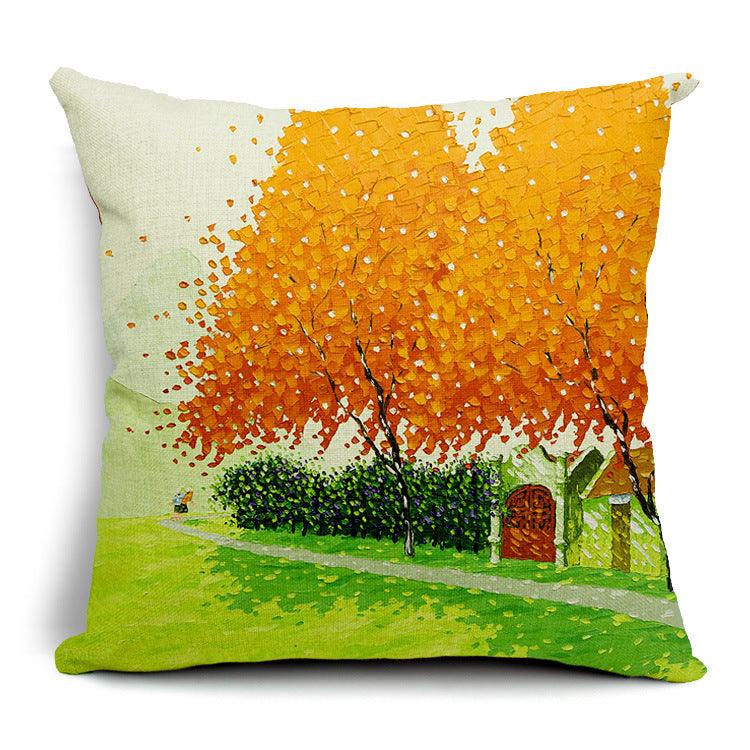 All 4 Kids 45cm Square Throw Pillow Cushion Cover - Orient Village