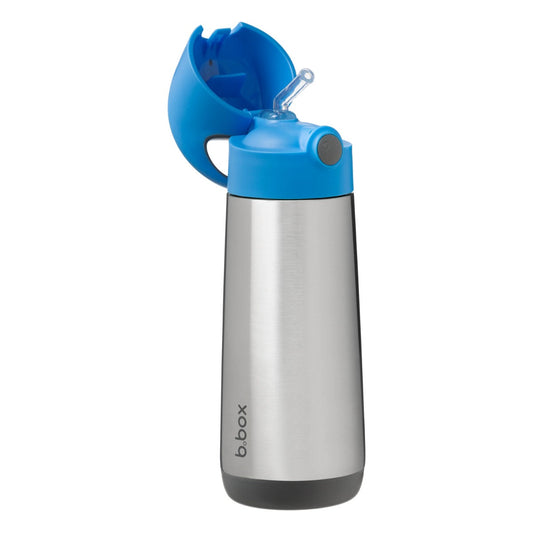 B.Box 500mL Insulated Drink Bottle - Blue Slate