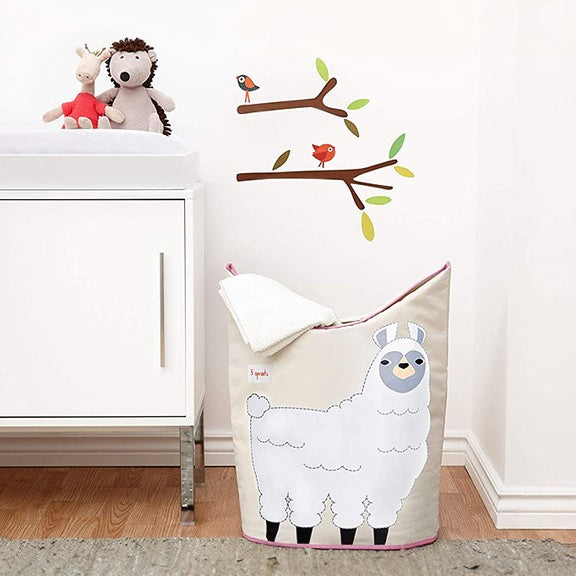 3 Sprouts Laundry Hamper - Llama