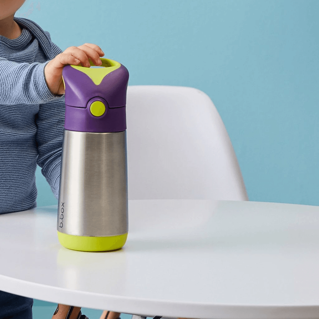 B.Box 350mL Insulated Drink Bottle - Strawberry Shake