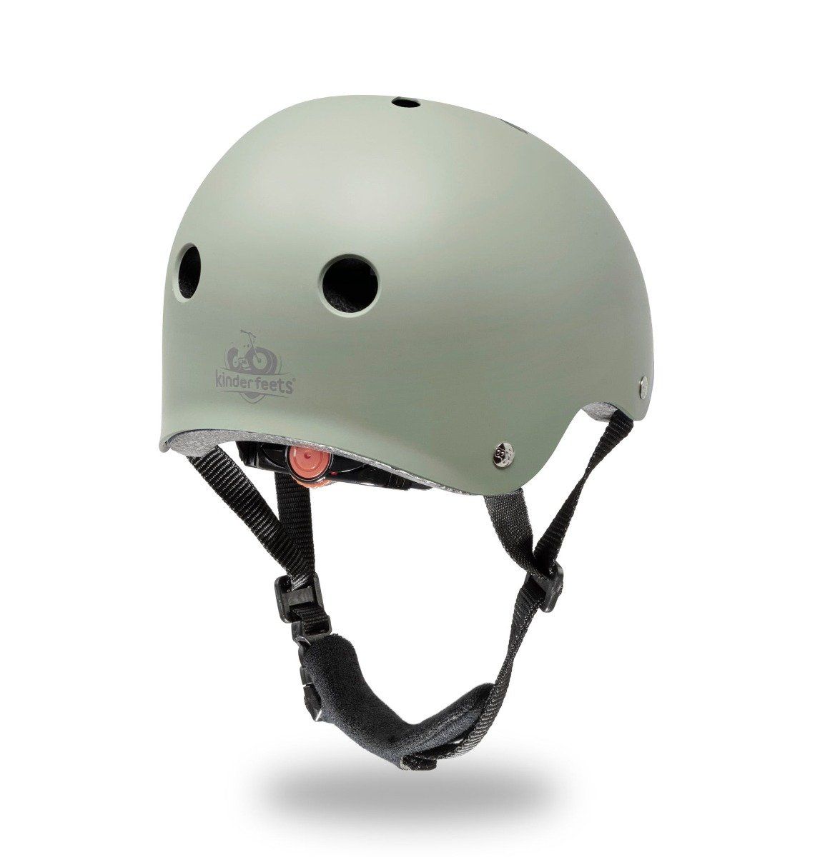 Kinderfeets Toddler Bike Helmet Matte Silver Sage