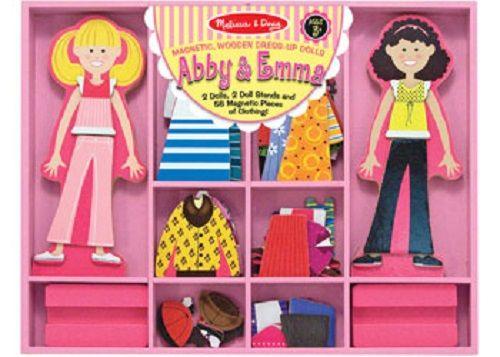 Melissa & Doug Abby & Emma Magnetic Dress-Up