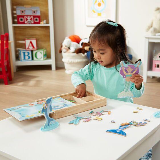 Melissa & Doug Mermaid Magnetic Dress-Up Play Set