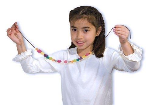 Melissa & Doug Wooden Stringing Beads