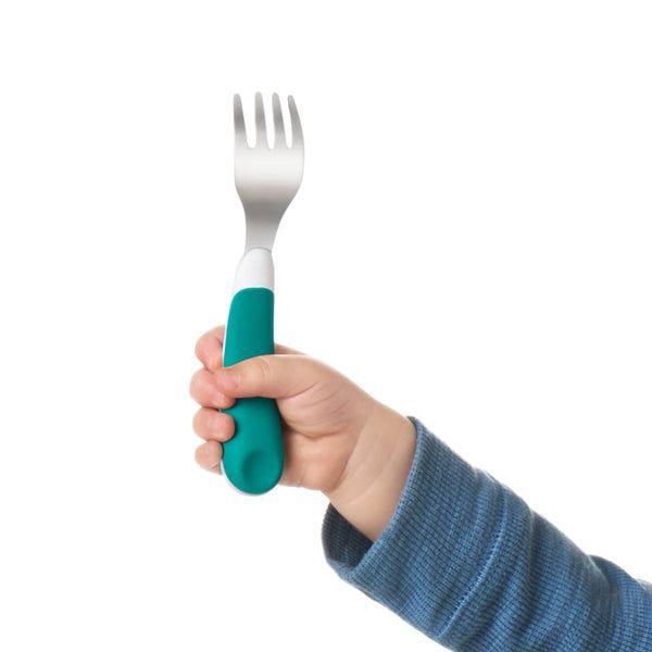 OXO TOT On-The-Go Fork And Spoon Set - Teal