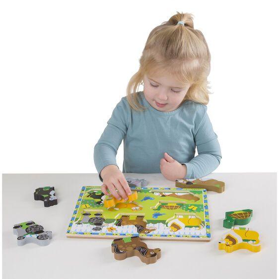 Melissa & Doug Pets Chunky Puzzle 8pce