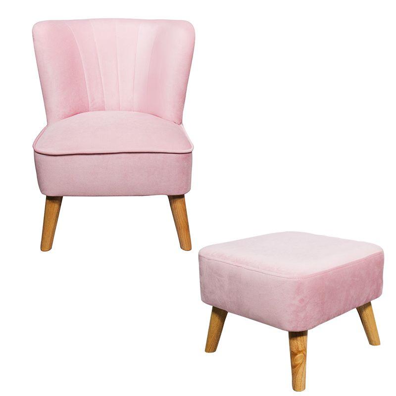 All 4 Kids Kinsley Armchair with Stool