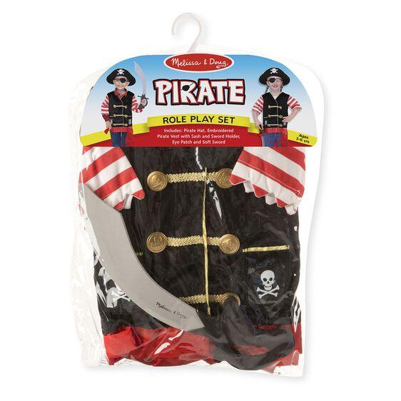 Melissa & Doug Pirate Role Play Costume Set
