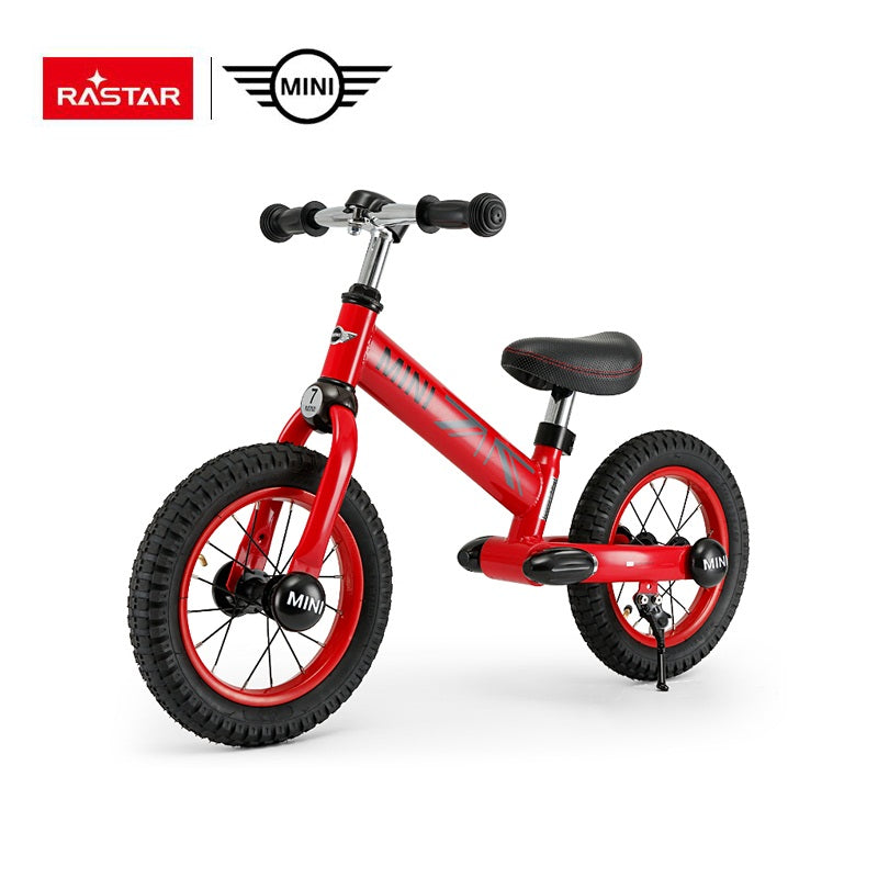 Rastar Licensed 12" BMW Mini Cooper Kid Balance Bike - Red