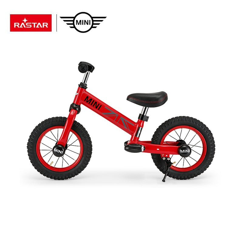 Rastar Licensed 12" BMW Mini Cooper Kid Balance Bike - Red