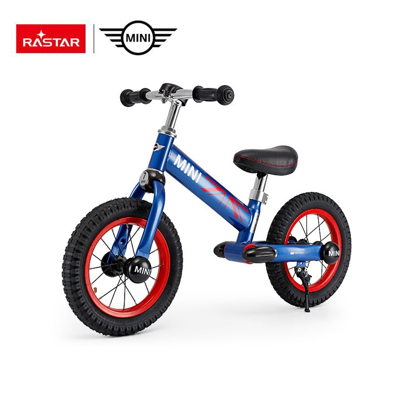 Rastar Licensed 12" BMW Mini Cooper Kid Balance Bike - Blue