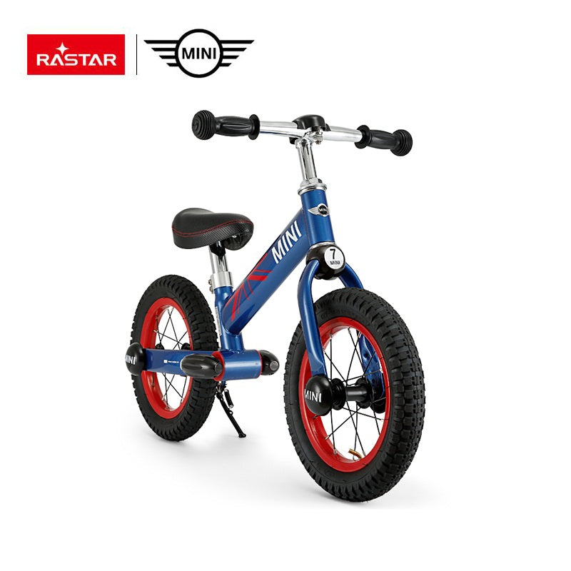 Rastar Licensed 12" BMW Mini Cooper Kid Balance Bike - Blue