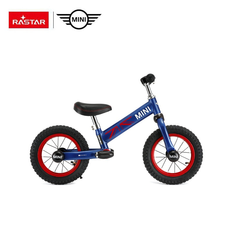 Rastar Licensed 12" BMW Mini Cooper Kid Balance Bike - Blue