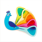 Tender Leaf Toys Peacock Colours