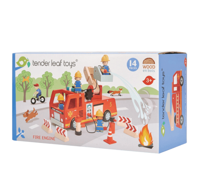 Tender Leaf Toys Fire Engine