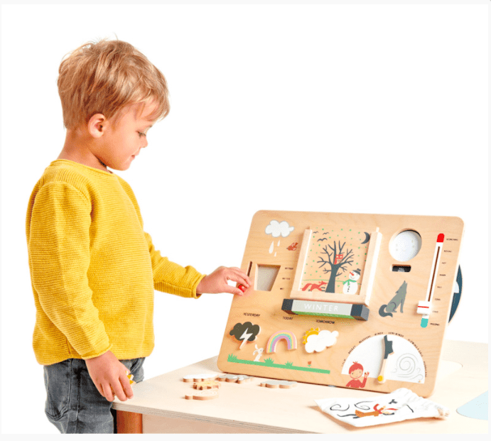 Tender Leaf Toys Wooden Weather Station