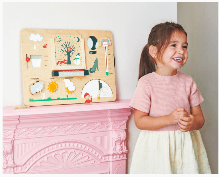 Tender Leaf Toys Wooden Weather Station