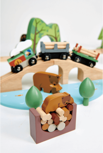 Tender Leaf Toys Wild Pines Train Set