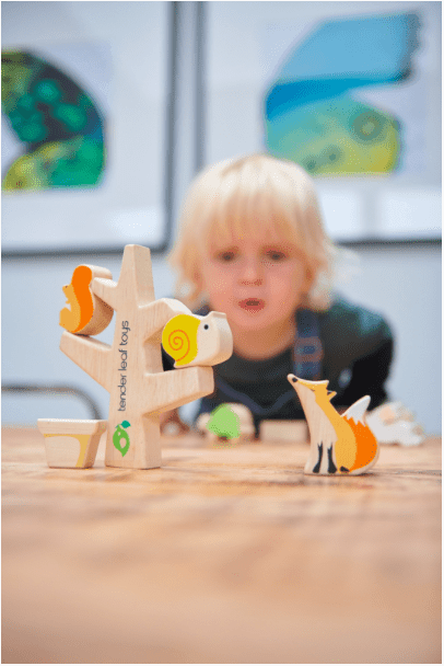 Tender Leaf Toys Stacking Garden Animal Friends