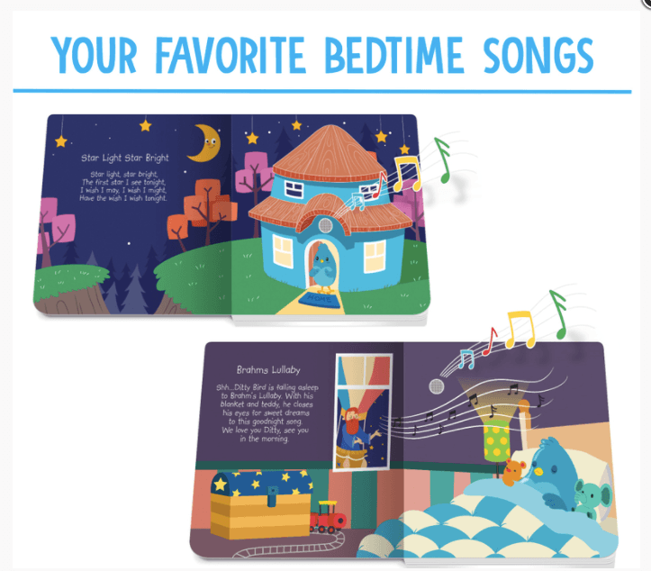 Ditty Bird Bedtime Songs Board Book