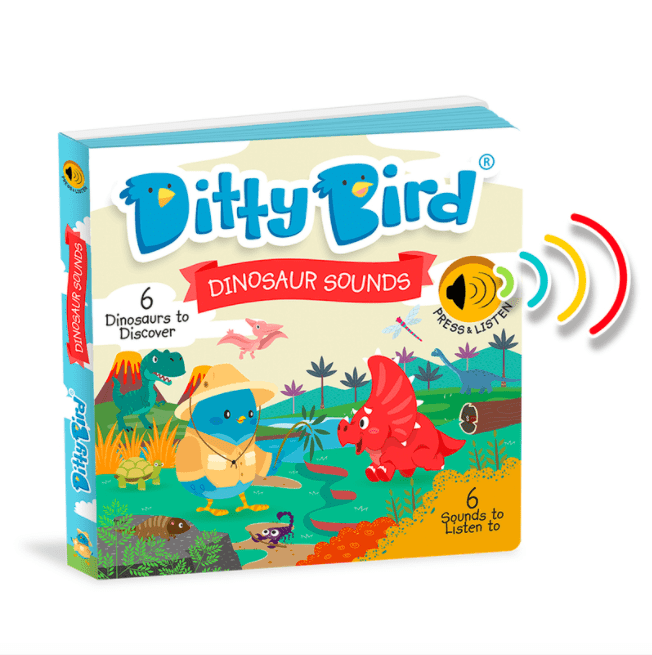 Ditty Birds Dinosaur Sounds Board Book