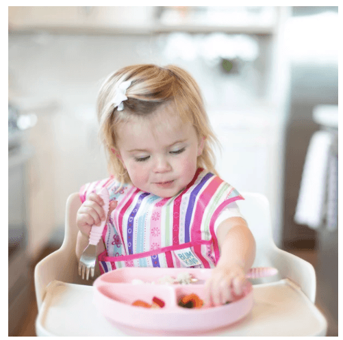 Bumkins Spoon and Fork - Pink