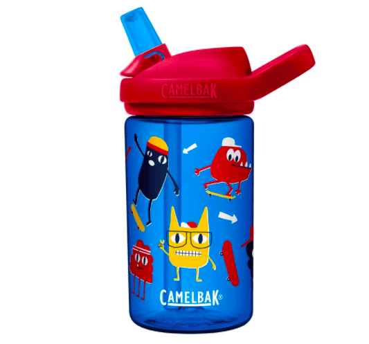 Camelbak Eddy 0.4L Kids Drinking Bottle - Skate Monster