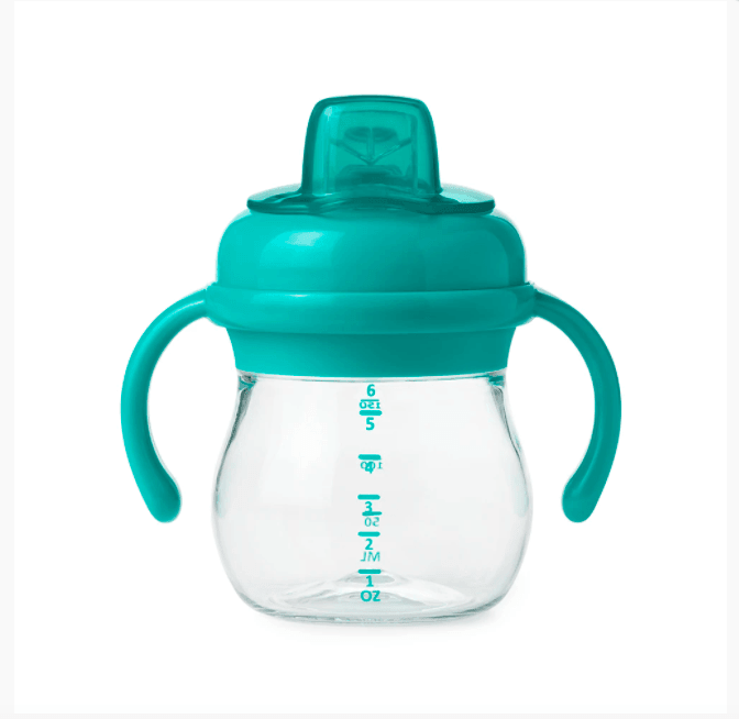 Oxo Tot Grow Soft Spout Cup With Removable Handles - Teal