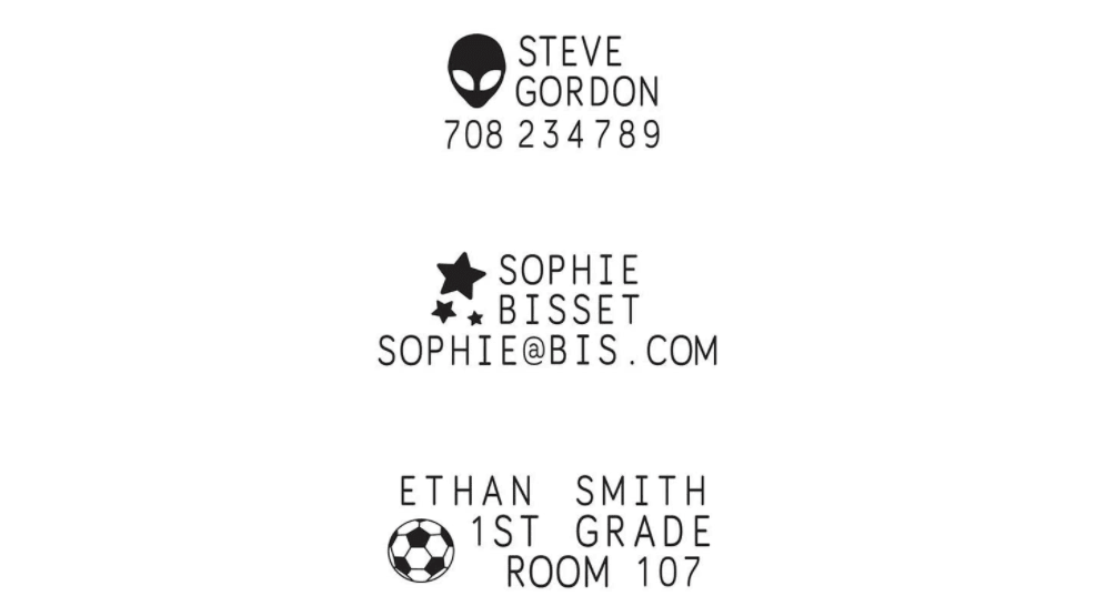 Mine Stamp -Personalized Name Stamp