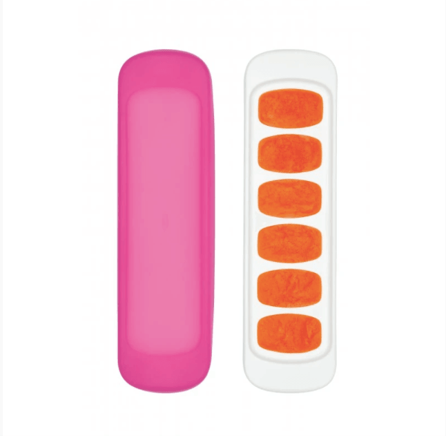 OXO TOT Baby Food Freezer Tray With Silicone Lid 1pc - Pink