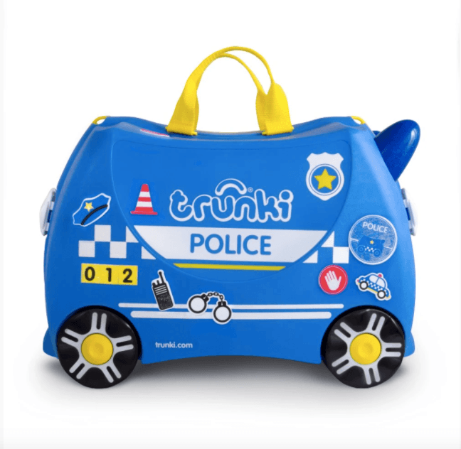 Trunki Ride-on Luggage - Percy Police Car