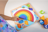 Kiddie Connect Large Sun and Rainbow Puzzle