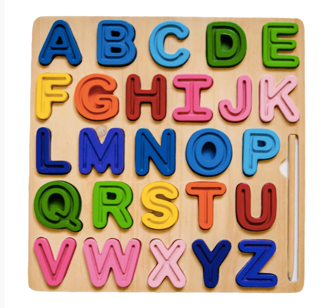 Kiddie Connect ABC (Uppercase) Chunky and Tracing Puzzle