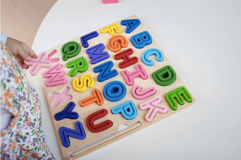 Kiddie Connect ABC (Uppercase) Chunky and Tracing Puzzle