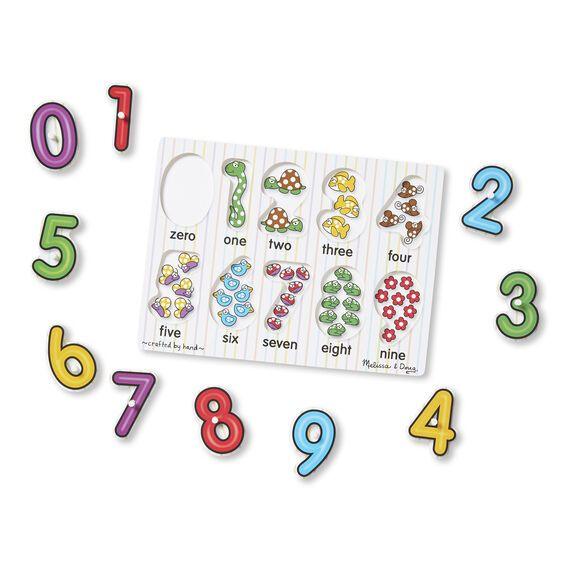 Melissa & Doug Numbers Peg Puzzle