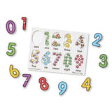 Melissa & Doug Numbers Peg Puzzle