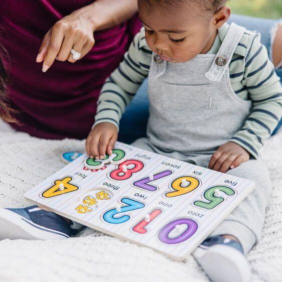 Melissa & Doug Numbers Peg Puzzle