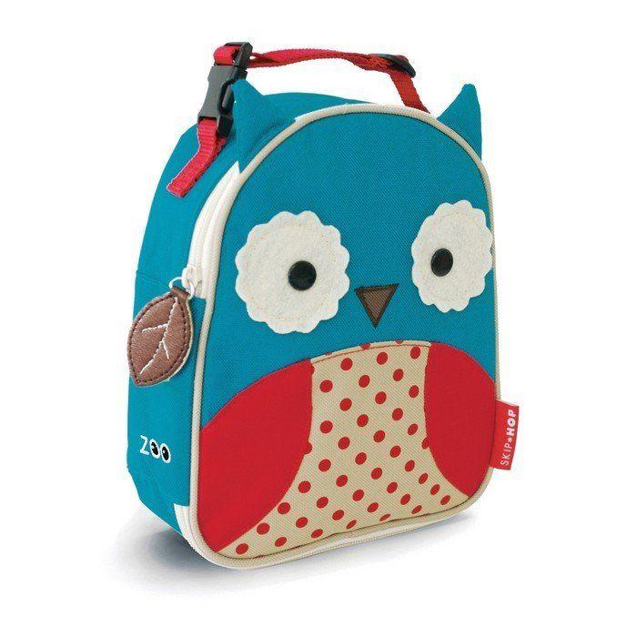 SKIP HOP Zoo Lunchies Insulated Lunch Bag - Owl